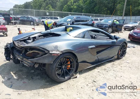 2020 Mclaren 600Lt z USA, uszkodzony, nr VIN SBM13SAA6LW007963